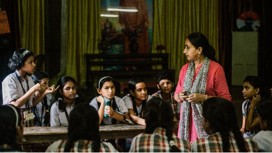 Chandrima in class